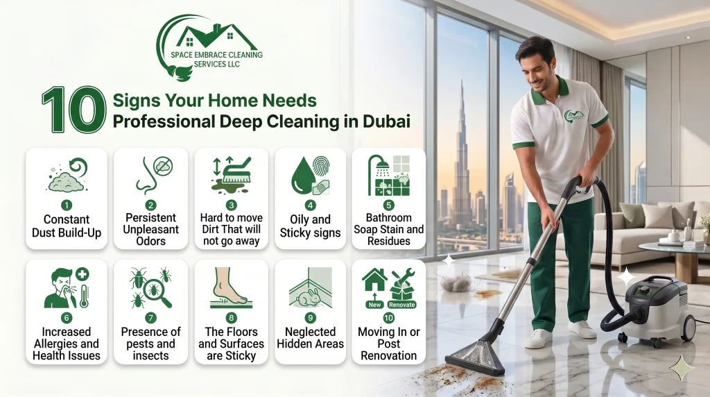 10 Signs Your Home Needs Professional Deep Cleaning in Dubai