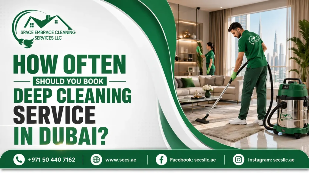 How Often Should You Book Deep Cleaning Service in Dubai?