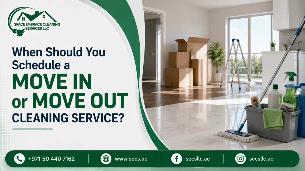 When Should You Schedule a Move In or Move Out Cleaning Service?