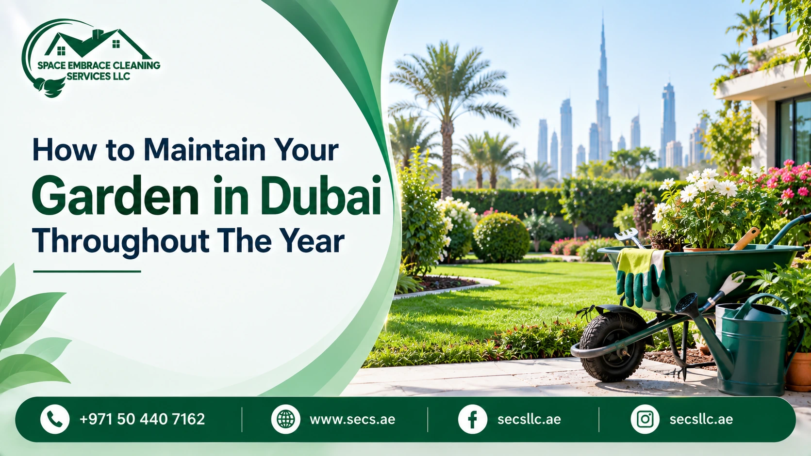 How to Maintain Your Garden in Dubai Throughout The Year